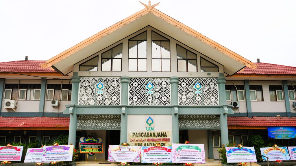 Gedung Pascasarjana di Kampus 1 UIN Antasari (Arsip Humas)