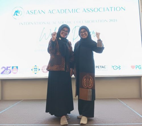 Annisa Sayyid dan Atika Zahra Maulida Usai Presentasi Artikel. (Foto: Dokumentasi Pribadi)