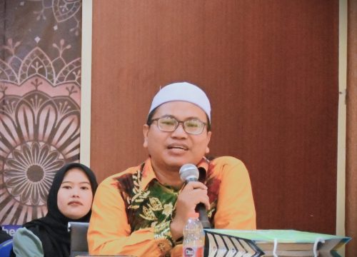 Ahmad Muhajir, Ph.D. saat menjadi narasumber (Foto:Humas/Jamal Ripani)