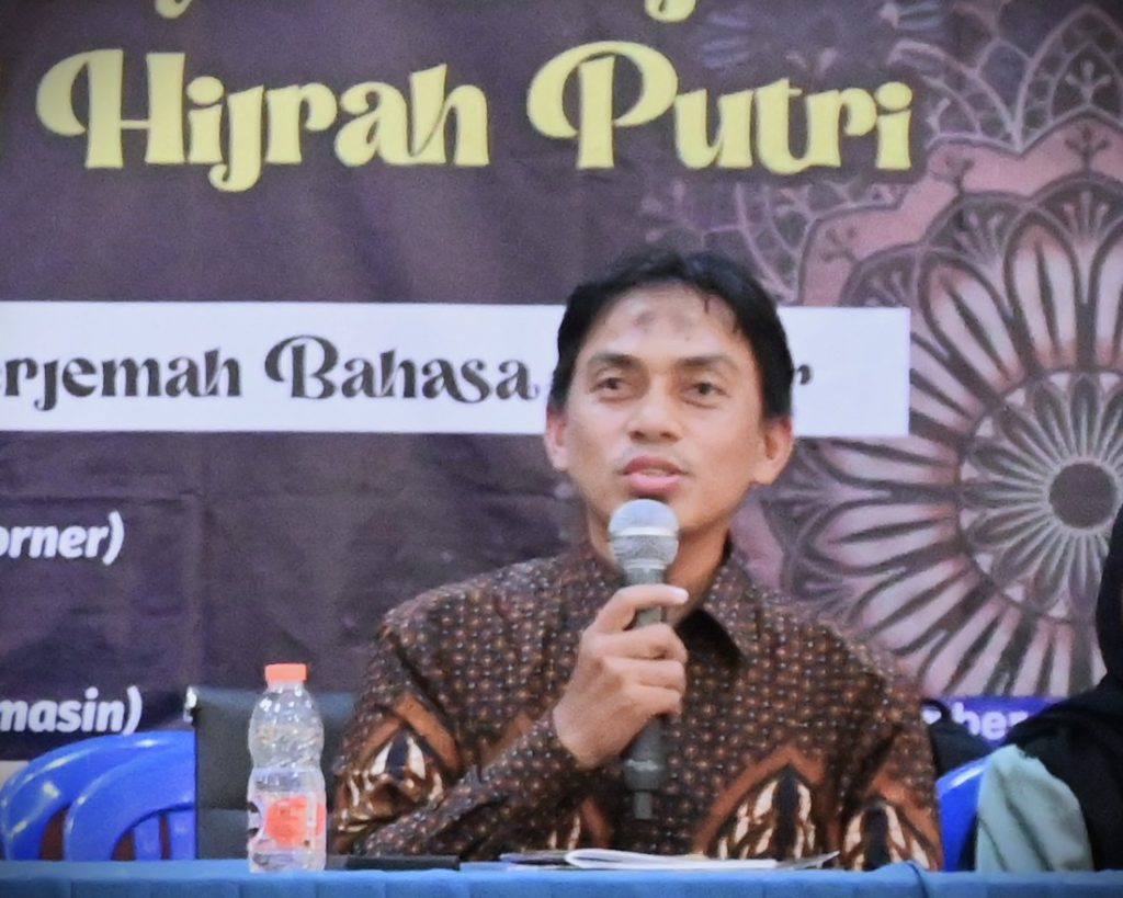 Dr. Muhammad Rusydi, M.Ag. saat menjadi narasumber (Foto:Humas/Jamal Ripani)