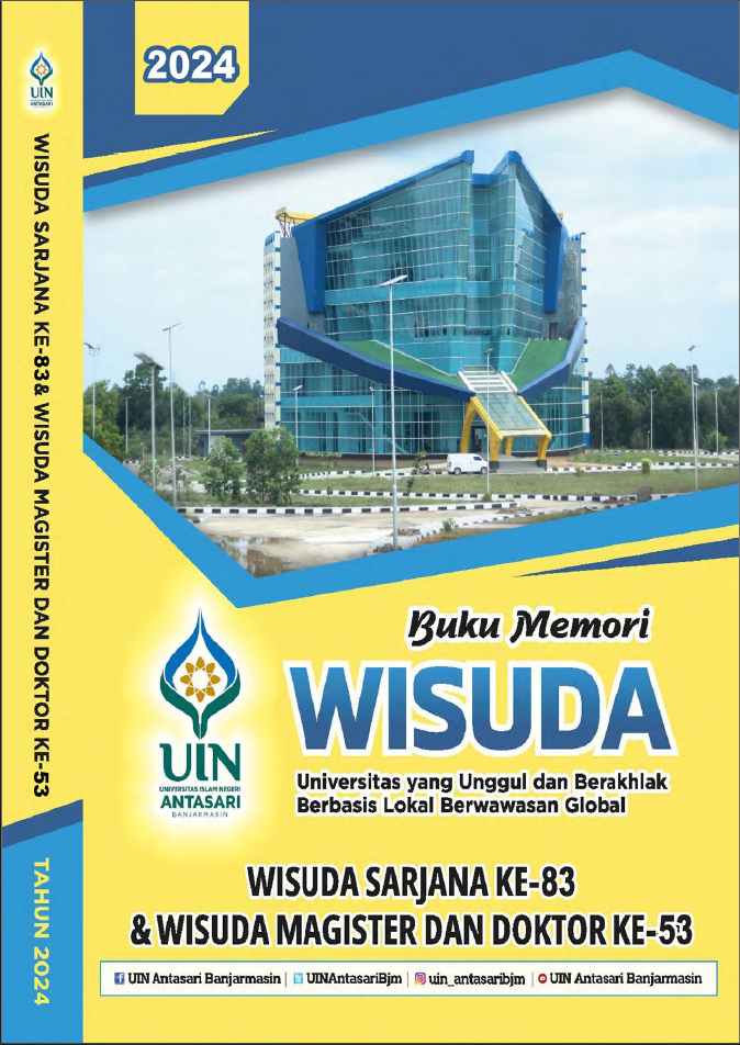 Buku Wisuda Sarjana ke-83 dan Pascasarjana ke-53 UIN Antasari Banjarmasin