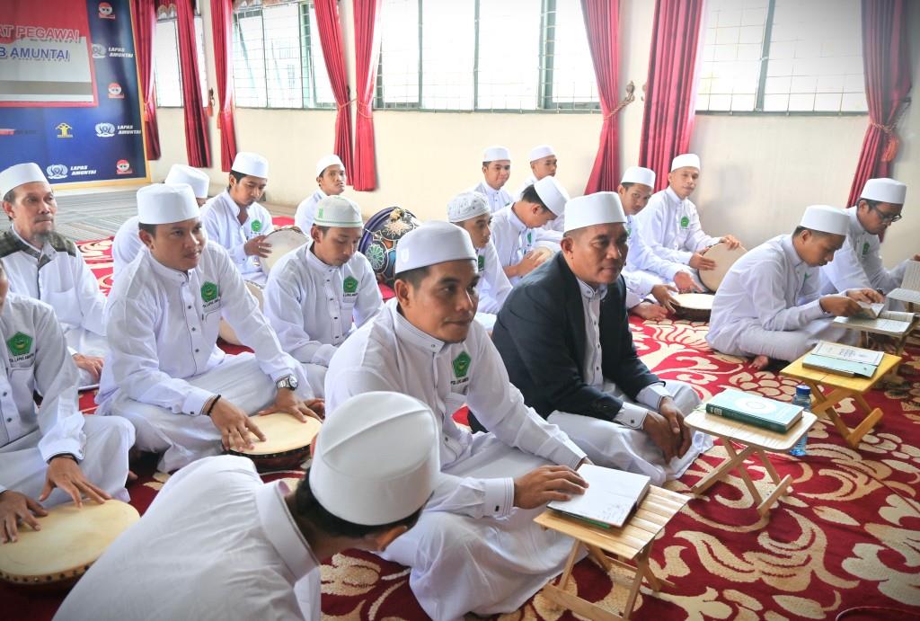 Suasana pengajian di Lapas Amuntai (Foto Humas Jamal Ripani)