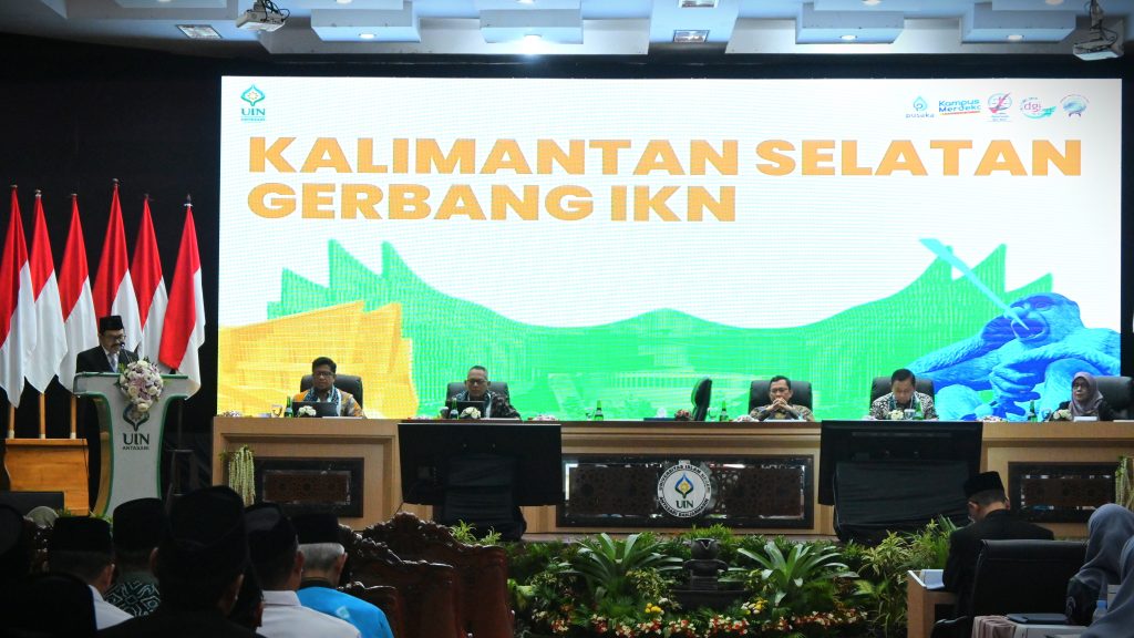 Rektor UIN Antasari saat memberikan sambutan (Foto:Humas/Jamal Ripani)