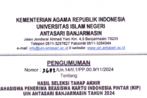 Pengumuman Beasiswa KIP Tahun 2024