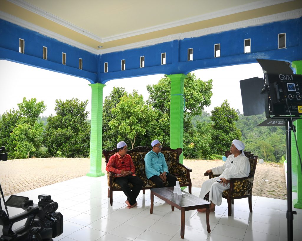 Suasana perekaman Program Rihlah Ulama 2024 Seri II (Foto:Humas)