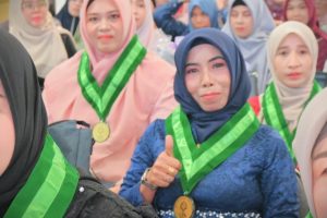 Ernawati, Yudisiawati Tertuan di Yudisium PPG Daljab Batch 1 2024 UIN Antasari (Foto:Humas/Jamal Ripani)