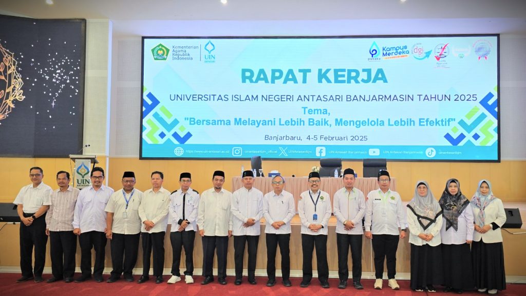 Foto bersama jajaran pimpinan UIN Antasari (Foto:Humas)